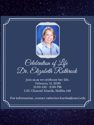 In memoriam Dr. Elizabeth Rothrock