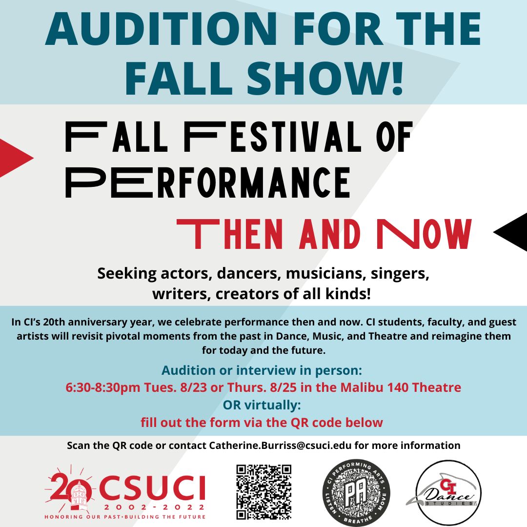 Auditions for the Fall Festival Then and Now